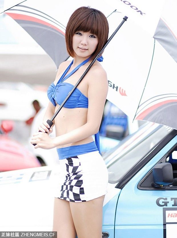 超性感美女车模柳智惠高清套图