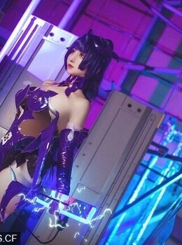 崩壞3 雷電女王的鬼铠幽魅夜魔 cosplay (12P)