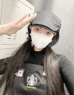 星巴克咖啡师小妹子