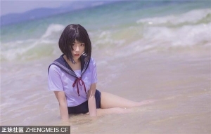 兔玩映画 海边水手服 画像17枚